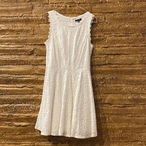 City Studio White Lace Mini Dress